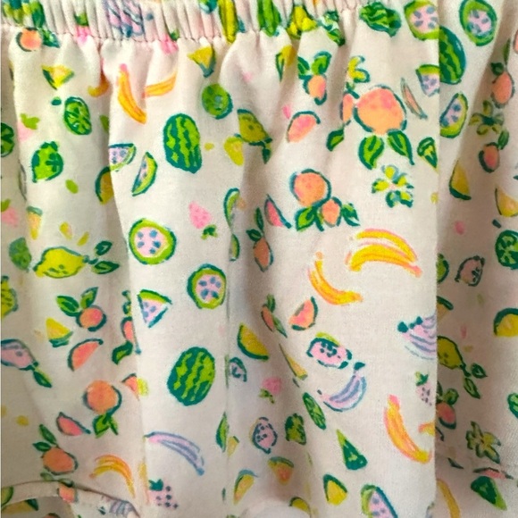 Lilly Pulitzer La Fortuna Off Shoulder Top Womens Medium Lil Juicy Fruit  M - Picture 3 of 8